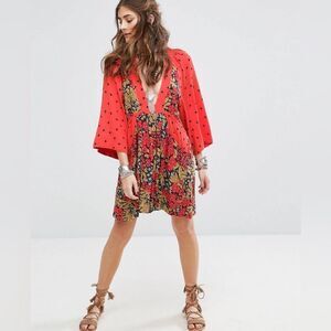 Free People Talulla Printed Mini Dress